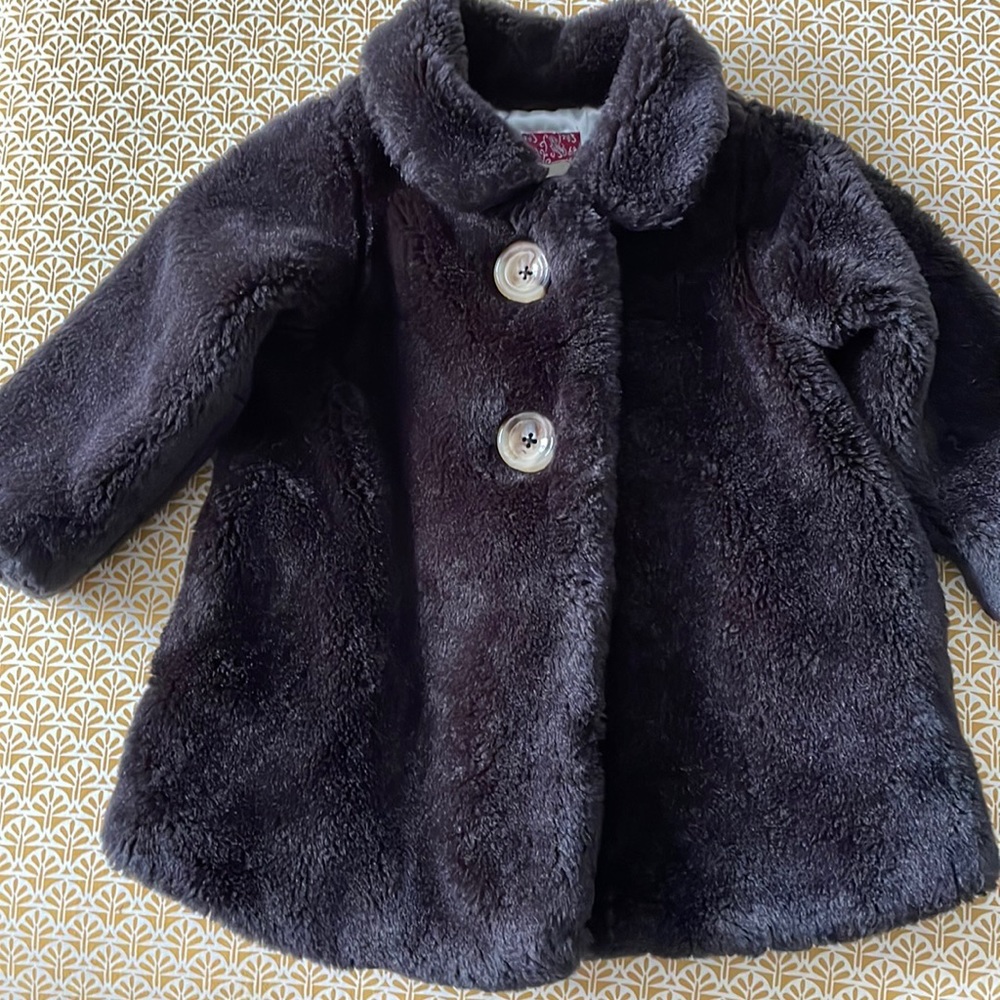 Old Navy toddler winter faux fur coat